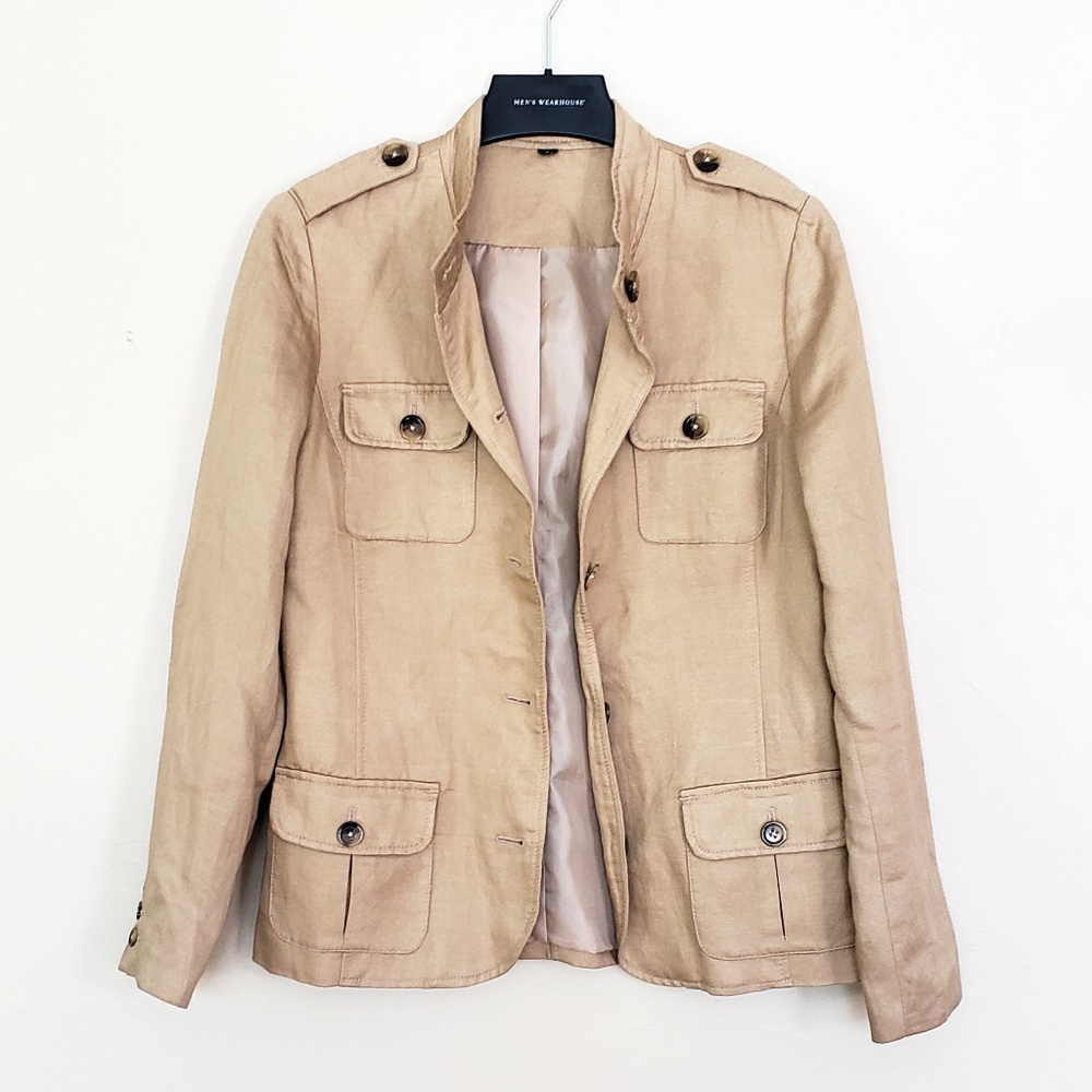 Willi Smith Tan Button Down Jacket - 8 - image 1